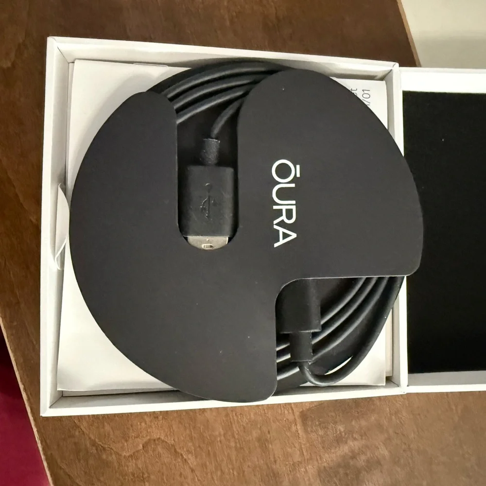 Used Oura ring, works great, few scratches from normal wear and tear.